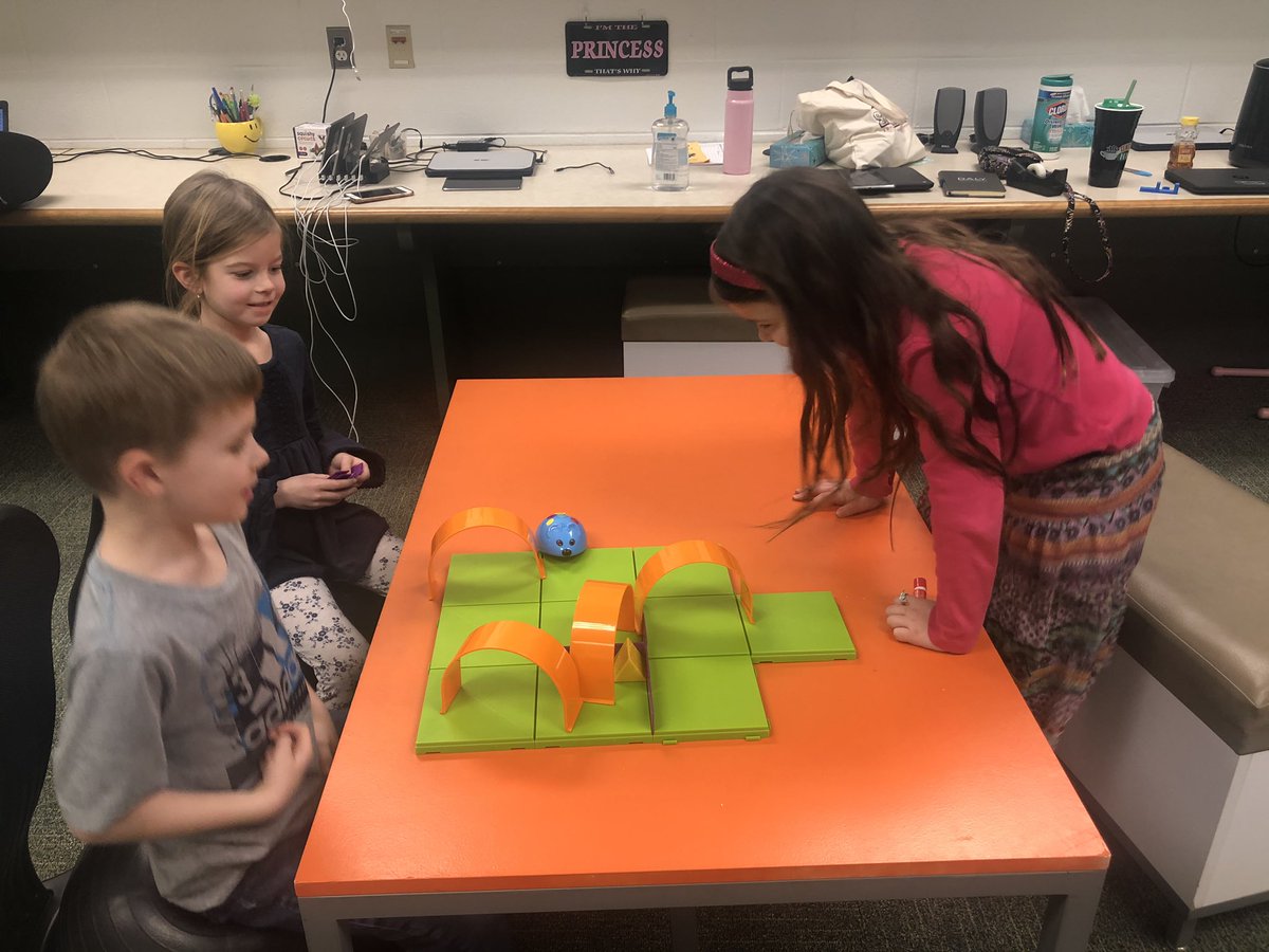 Wschultz23's tweet photo. Super fun coding lesson using the Code and Go Mice in ILab today! Thanks @itrtmspoeges @GreenvilleES https://t.co/WVnmzGhw7k