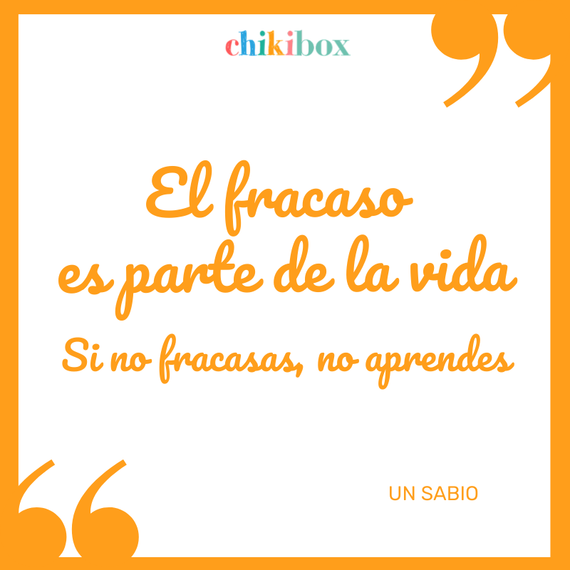 soychikibox's tweet photo. El fracaso forma parte de nuestras vidas. Si desde niños les enseñamos a superarlo y a aprender de él para mejorar, no criamos niños que no se equivoquen, sino niños fuertes que serán capaces de mejorar con cada tropezón que tengan en sus vidas.
Te cuenta dejar que se equivoquen? https://t.co/C81zNTTI4F
