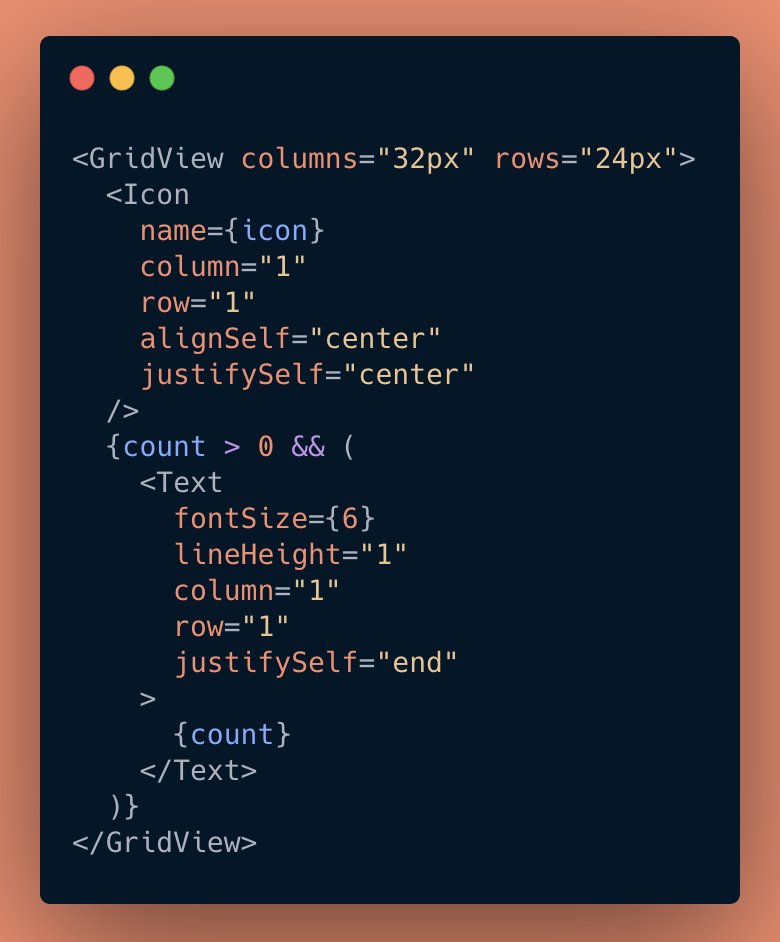 Simple grid component showing how CSS grid can be used to replace relative and absolute positioning by stacking columns and rows on top of each other.