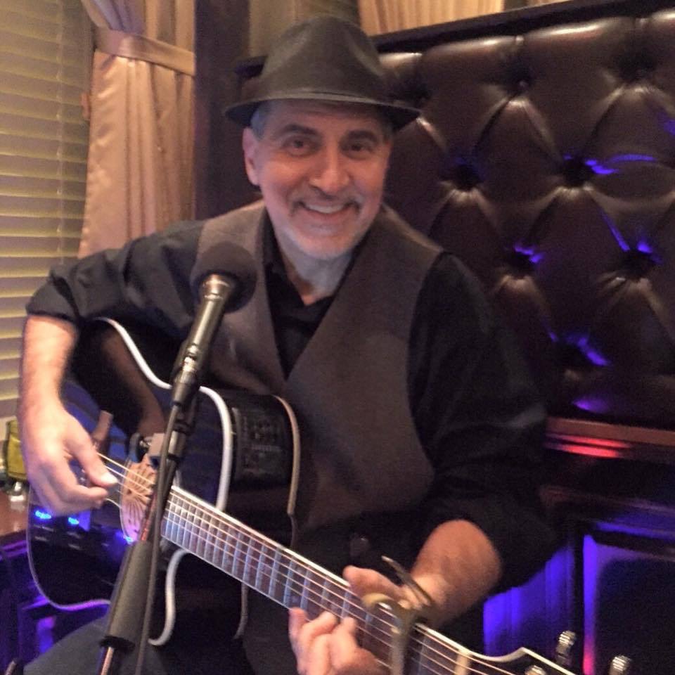 We have Edward Tripold live at Happy Hour today from 4-7pm.  Happy hour specials from 4-6pm; $1.00 off all drinks plus complimentary food!