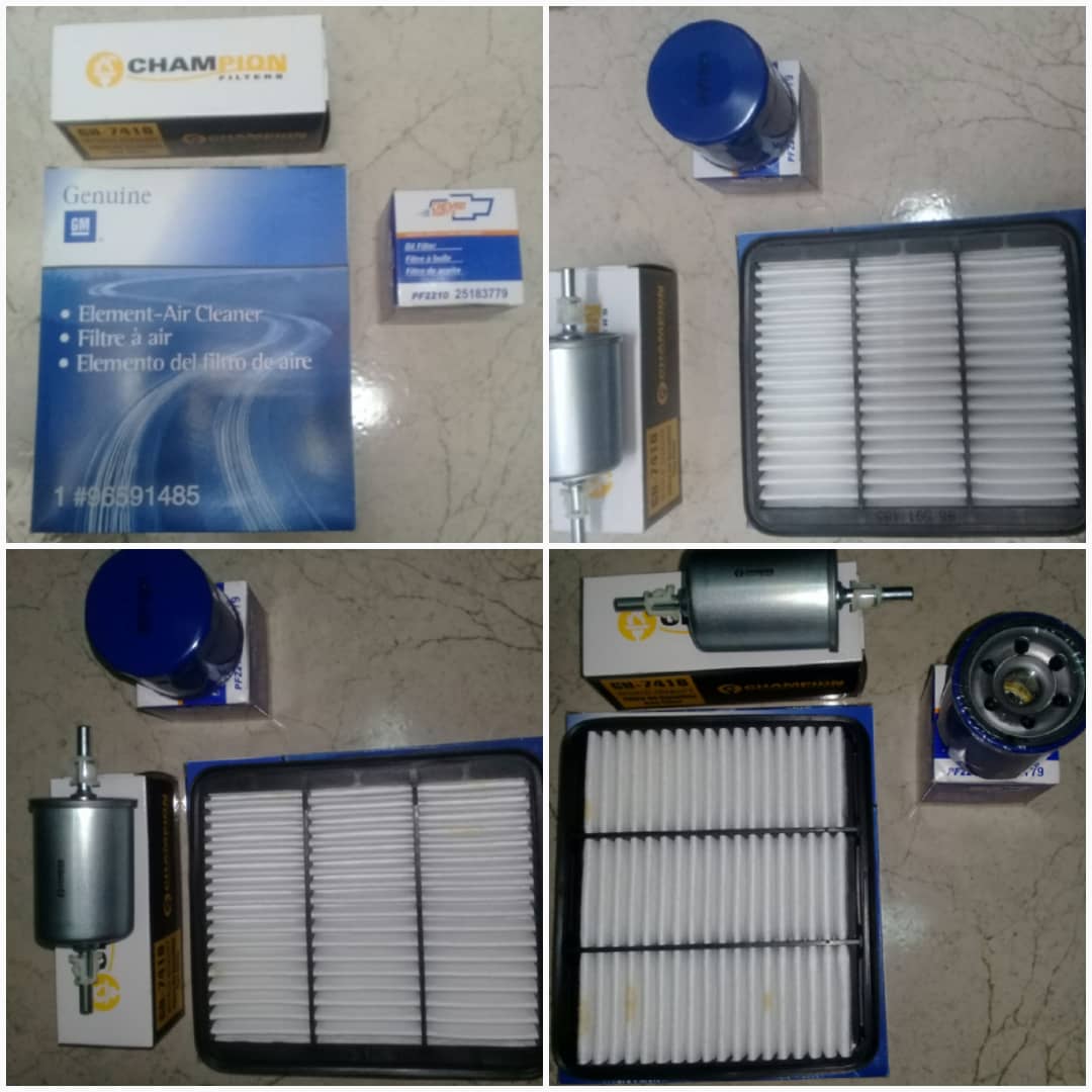 sequera32's tweet image. Buenas tardes. Aprovecha tu combo de filtros de Aceite, Aire y Gasolina Para tu Chevrolet Spark . Los 3 filtros solo por 8$. Mi contacto 04245252638