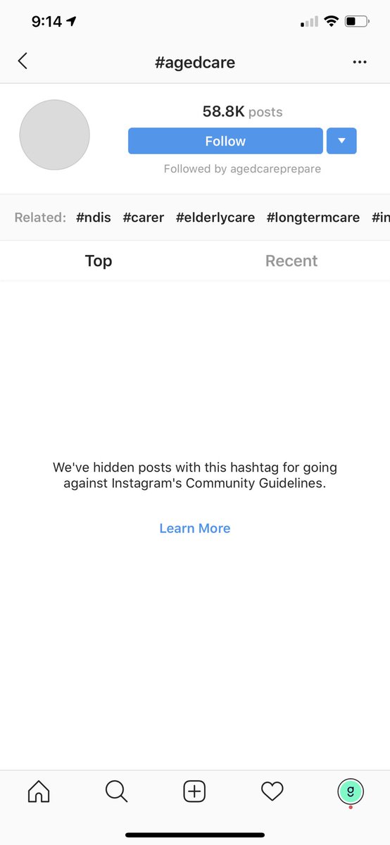 mariacrews's tweet photo. Does anyone know why @instagram block all content created that is tagged #agedcare #dementia #eldercare and many more? Is this social media #ageism? https://t.co/Oo8zvITvxG