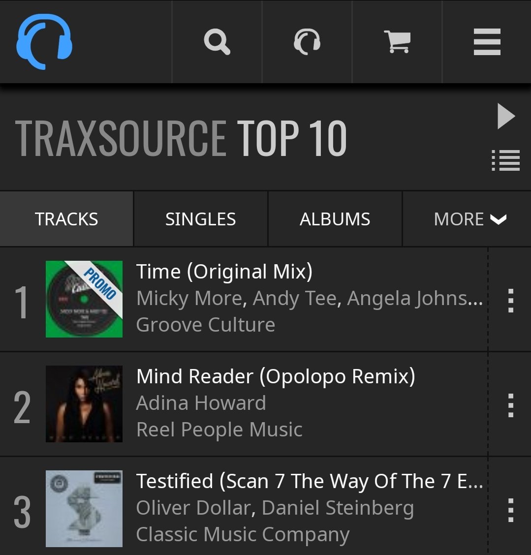 We're N1 on <a href="/traxsource/">Traxsource</a> with "Time", the best selling track of the store. It makes me really happy to see people still love quality dance music with live instrumentation.
Thanks for the continuous support! 

➡️traxsource.com