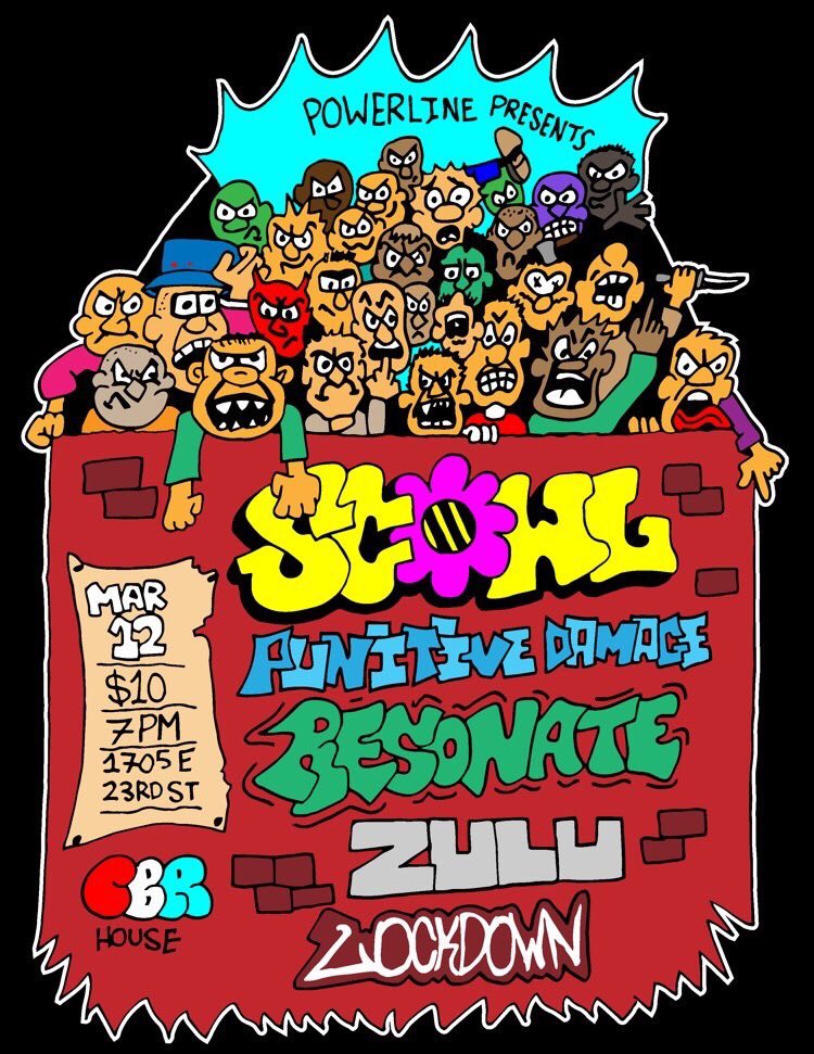 In March at The CBR House! Pull Up!!! Flyer by Dewey