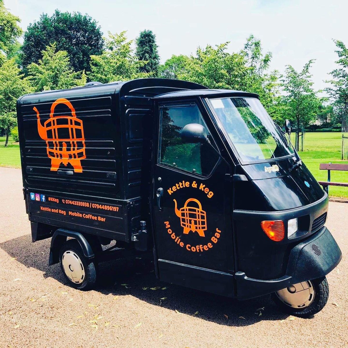 kettlekeg's tweet photo. After a short break we are back this Sunday at Sedgefield Farmers Market. Come and get you delicious hot drinks to keep you warm while you browse the stalls ☕️❤️. #Piaggioape #Piaggioape50 #coffeelovers #Kkeg #sedgefieldfarmersmarket #mobilecoffeeshop #sedgefield #teessidecoffee https://t.co/BAhFjb69VM