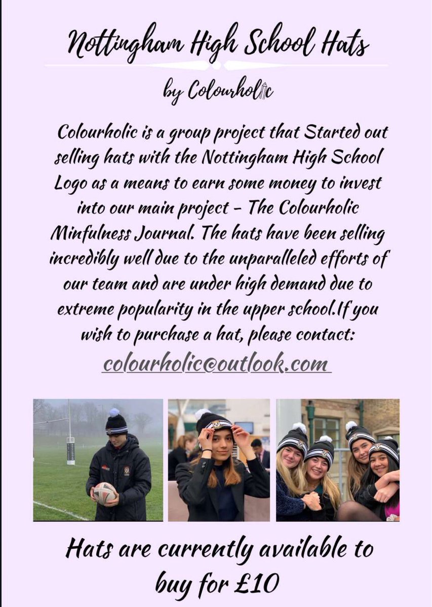 Colourholic1's tweet photo. Buy Your High School Hat at Valley Road fixtures tomorrow  ☄️ @Sport_NHS https://t.co/WOj9DlascV
