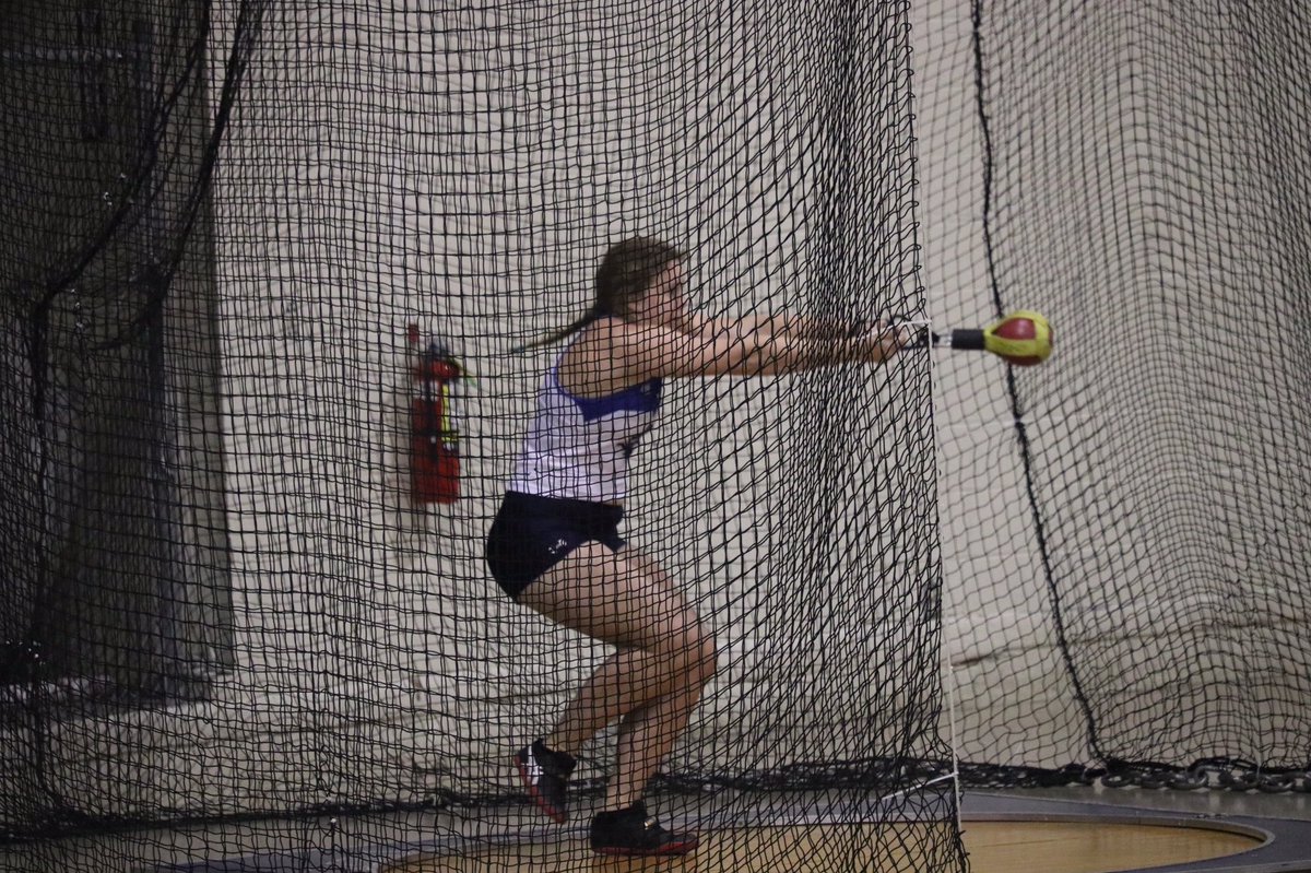 PrivateersTFXC's tweet photo. In just her second meet as a collegiate athlete, Karena Grigenas finished sixth in the women’s weight throw with a new personal best of 12.43m (40-9.50). #NOLAsTeam⚔️ https://t.co/bdbqyYgDTq