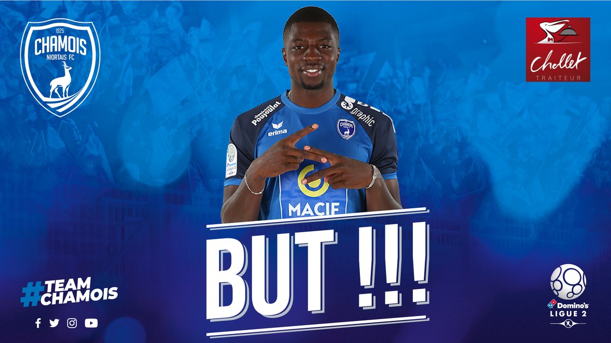 ChamoisStFlo's tweet photo. [#CNFCPFC] (2-1, 21e) GOOOOOOAAAAALL !!! Sissoko transforme et s'offre un doublé Quelle réaction des Chamois !!! https://t.co/D3FO3cdfVo