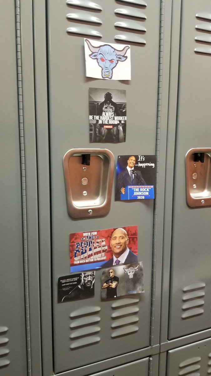 Aliskidstech's tweet photo. @TheRock @NFL When you take @TheRock to work w you to help you keep your grind going. #vettechlife #vettechsrule #HardestWorkerInTheRoom #dothework #TeamBringIt #IBringIt #thepeopleschamp #mychamp https://t.co/2PyWSiob9w