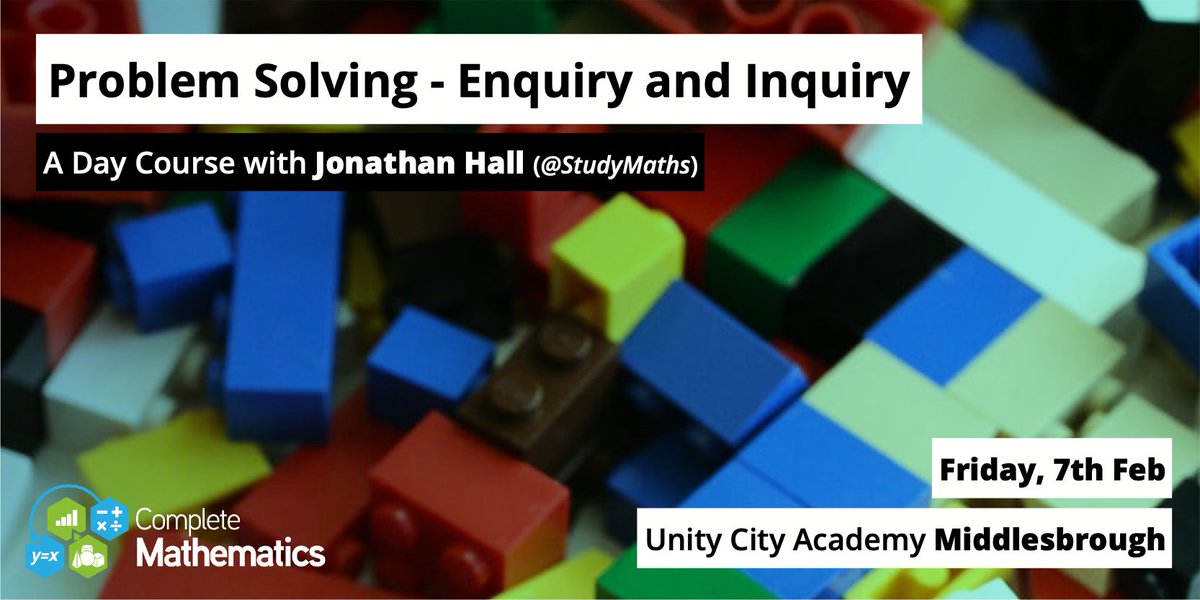 LaSalleEd's tweet photo. Lots of #CompleteMaths pd courses coming up, such as this one:
✏️ Problem Solving - Enquiry and Inquiry
📍 Middlesbrough
📅 7/2/2020
🔗 https://t.co/nyhRdnr5jl https://t.co/mRAlwHwNKR