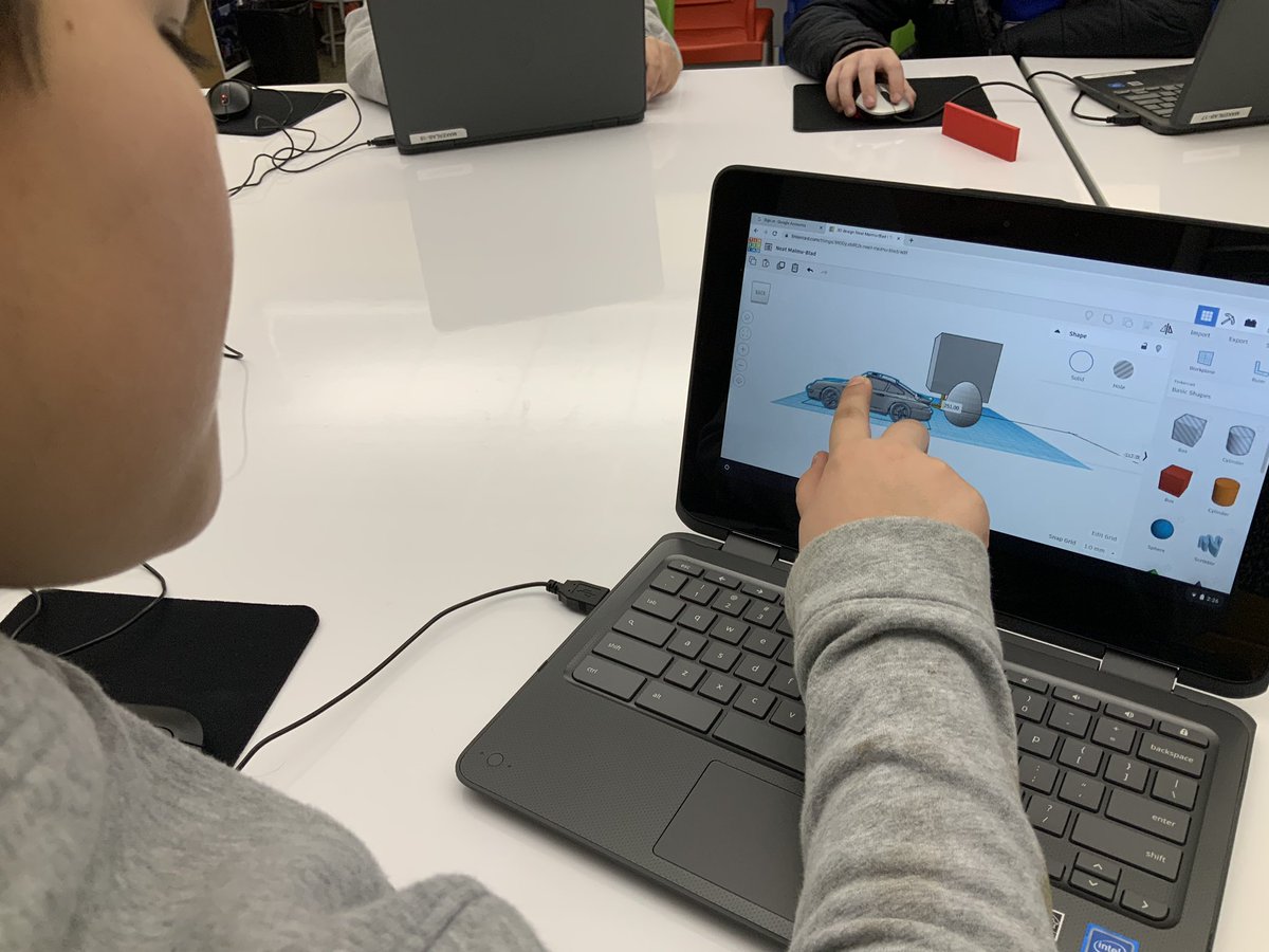 Overheard in grade 5 tech “I need a Lamborghini for my chicken” <a href="/NCCountrySchool/">New Canaan Country</a> <a href="/tinkercad/">Tinkercad</a>