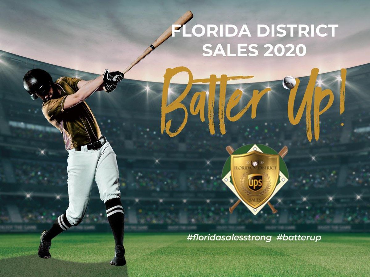 The entire Florida Sales Team gathered together this past Wednesday to kick off 2020 in the quest for breakthrough growth and excellence! Thank you to all the participants and partners that attended. Batter Up! #floridasalesstrong #batterup #proudUPSers