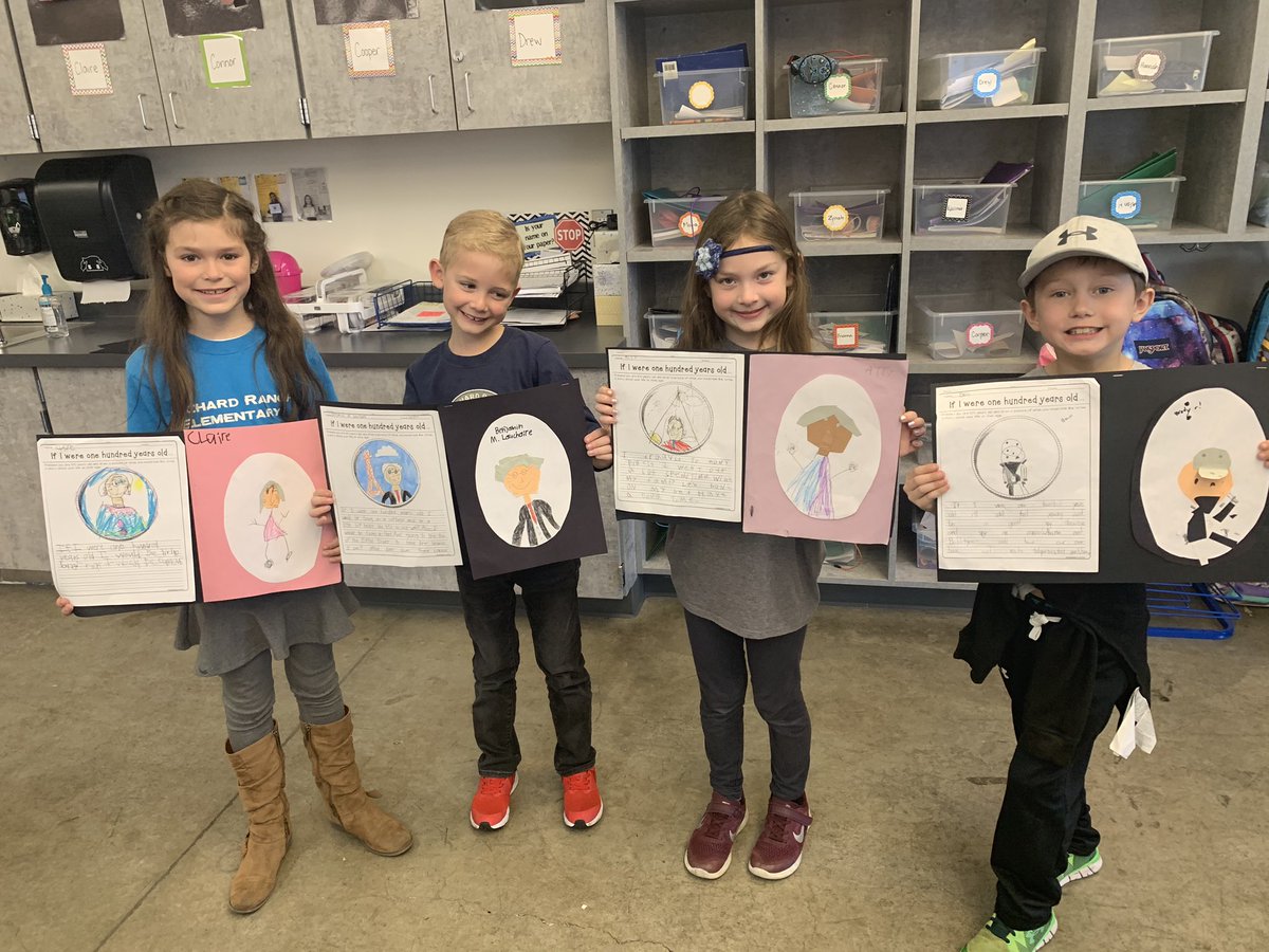 BaumgartnerRCSD's tweet image. 100th day of school! Writing and art! @RCSDOrchard #rcsdchampions #rcsdk8