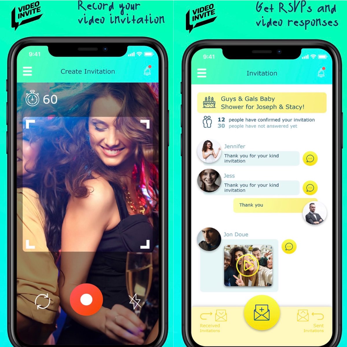 InviteVideo's tweet photo. Time to bring those invitations to life! Use #VideoInvite to quickly create and send personalized video invitations for any event! Guests can RSVP through the app and even send video responses back! Download today! Follow us on all social media platforms @invitevideo https://t.co/VlraxPqguE