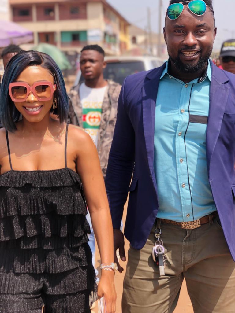 iamUncleMark's tweet photo. My homie Dike @iamObum with Mercy Lambo @real_mercyeke at the #MaggiPopUp Owerri

#MaggiPopUpKitchen 
#MercyEkeXMaggiPopUp https://t.co/W89sbPgGa7