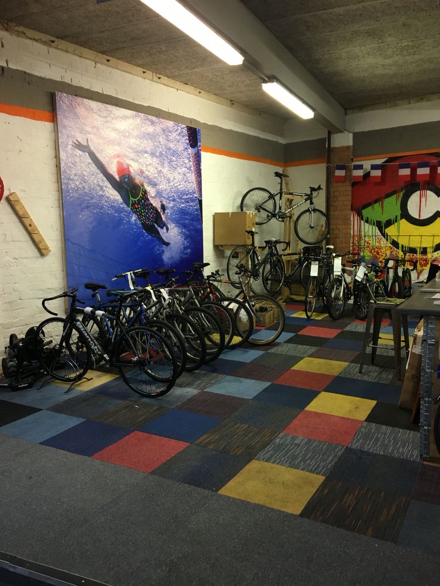 HeadwayBpool's tweet photo. Thanks to Scott for chatting to us earlier today about the amazing work happening at @CybeleVelo - right on our doorstep in #Blackpool Go and check them out -you won’t be disappointed! For all things #cycling #fitness #yoga #mindfulness #community https://t.co/H7RcIEyK2a