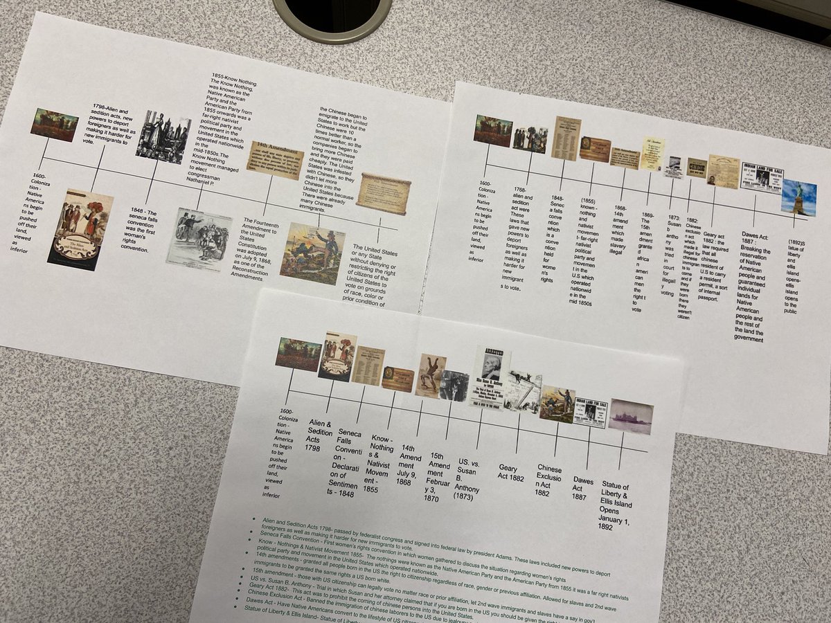 Nastasi_OPride's tweet photo. Team #NasHart had an awesome Friday with our amazing &amp; hard working students! In groups students collaborated on a digital timeline about how Reconstruction impacted women, natives, immigrants! Thank you to @OHSPrincipal3 &amp; Ms. Longhitano for coming in! @MsDishart_ENL #OPride https://t.co/ZhidTmsif4
