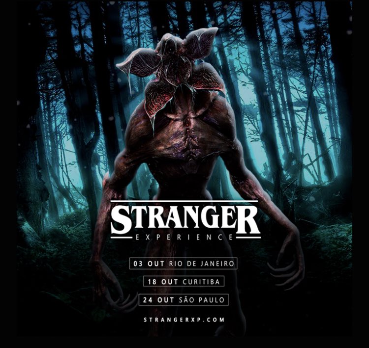 noahschnappbr's tweet photo. ATENÇÃO STRANGERS 📣 hoje começa as vendas da #StrangerExperience 😱 um evento imperdível para qualquer fã de Stranger Things! https://t.co/lYzx8fONEs