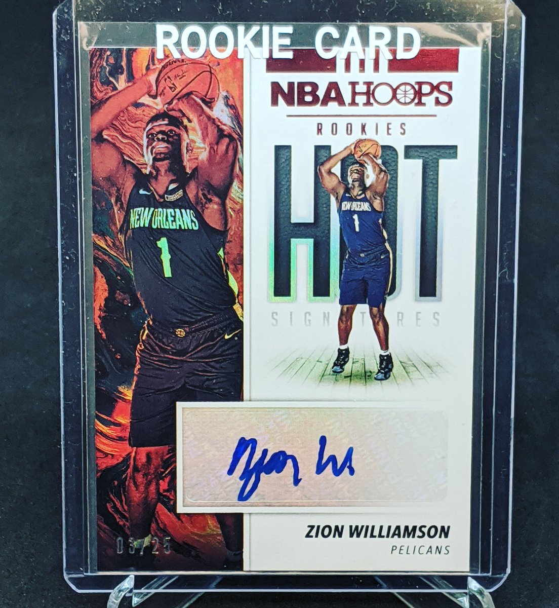 Ballcardxchange's tweet image. Congrats to Gunner on pulling this monster @Zionwilliamson @paniniamerica Hoops Auto /25! #customerpulls #paniniamerica #collect #thehobby #supportyourlcs @rbicru7 @SportsCardJunct @BrosInCards @jjallstarsports @Cardcollector2 @KentuckyCards @shopmeelypops