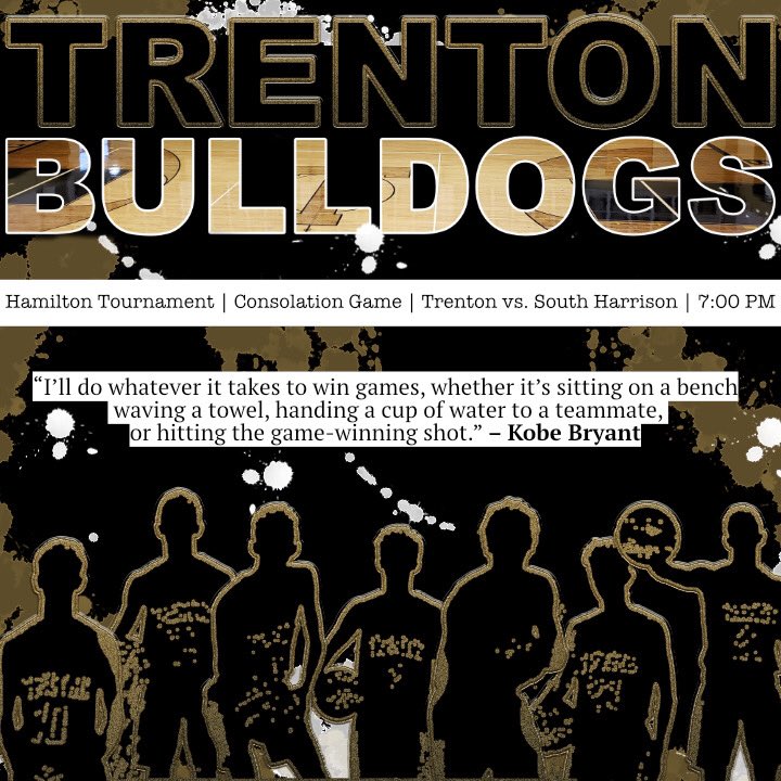 BoysBball_THS's tweet photo. GAME DAY! 🔥💯🔥
@TrentonBulldogs vs. @south_harrison
⌚️ 7:00 PM Varsity Boys
🌏 Hamilton,MO
#HamiltonTournament #ConsolationRound
📸Chelsea Coe
#DMGB #LeadEmUp #THS #Bulldogs #G16
@HerroldTimes @NoMoVoice @GrandRiverConf https://t.co/qswzA86rA7