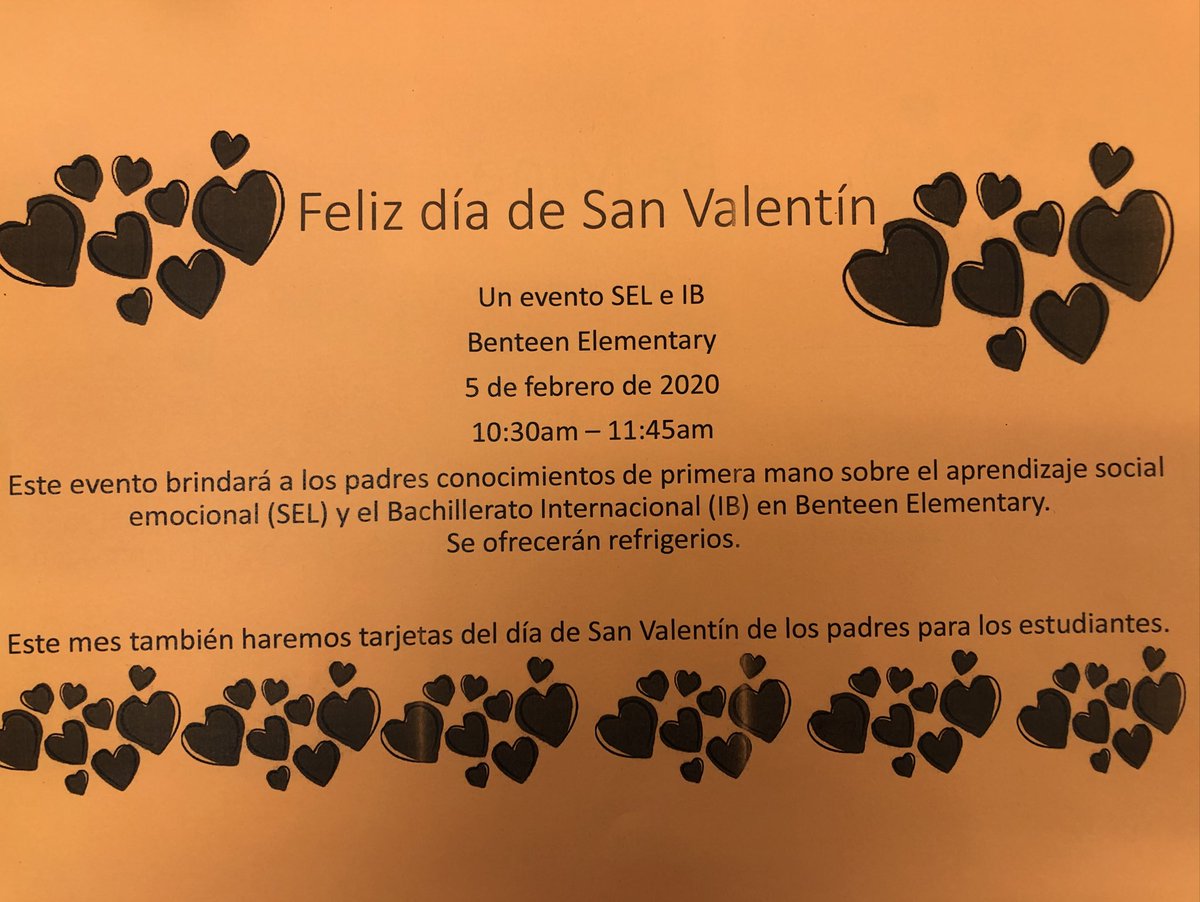 Benteen Elem IB authorized world school (@benteenib) on Twitter photo Hey <a href="/APSBenteen/">Benteen Elementary</a> parents 👀 you Wednesday for “Be Mine” our monthly #SEL and #IB parent meeting ! <a href="/Benteen_PTA/">Benteen PTA</a> <a href="/Benteen14/">Benteen Parent Cntr</a> <a href="/docdrewlovett/">Andrew Lovett Jr., Ph. D.</a> @SoontobeEdD <a href="/IBinAPS/">IB in APS</a> <a href="/AKhan_EdS/">Aiesha Khan</a> hosted by <a href="/apslat/">Adrian Portillo</a> and @DrLenice Hey <a href="/APSBenteen/">Benteen Elementary</a> parents 👀 you Wednesday for “Be Mine” our monthly #SEL and #IB parent meeting ! <a href="/Benteen_PTA/">Benteen PTA</a> <a href="/Benteen14/">Benteen Parent Cntr</a> <a href="/docdrewlovett/">Andrew Lovett Jr., Ph. D.</a> @SoontobeEdD <a href="/IBinAPS/">IB in APS</a> <a href="/AKhan_EdS/">Aiesha Khan</a> hosted by <a href="/apslat/">Adrian Portillo</a> and @DrLenice