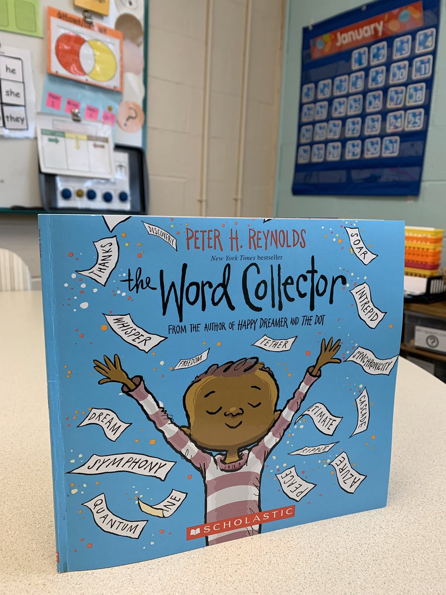 SS in <a href="/CindyTamilio/">Cindy Tamilio</a> <a href="/MsWilley_Cove/">Erin Willey</a> @MissKcovekinder learned about my love of words through this awesome book! <a href="/CoveSchoolOwls/">Cove Elementary School</a>