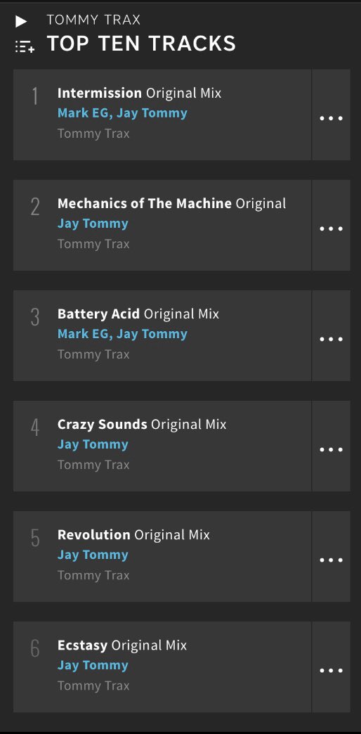 jaytommymusic's tweet photo. ▶️ TOMMY TRAX
➕ TOP TEN TRACKS
💣 Check out the top tracks on Beatport ! Awesome support for my new techno label.❤️ #technobombs https://t.co/stRXS8dA6W