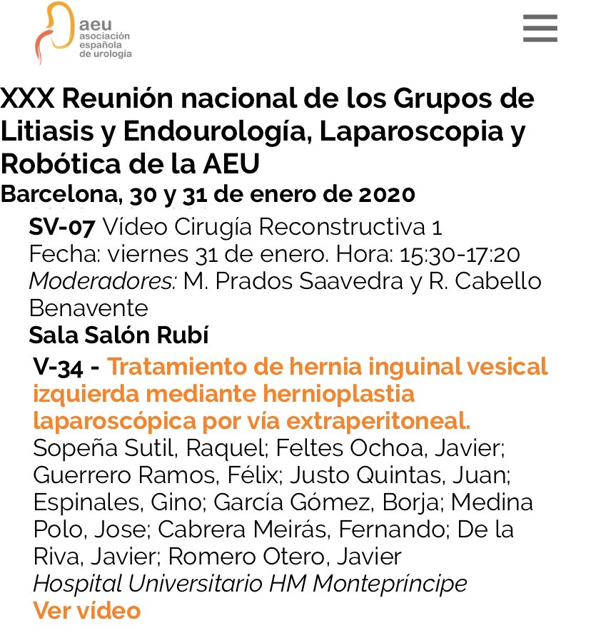 DrSopenaSutil's tweet photo. Un placer haber asistido a #LELR20 y representar a nuestro grupo #urologiatratamiento #HMhospitales #laparoscopia https://t.co/FNRvgkeY8G
