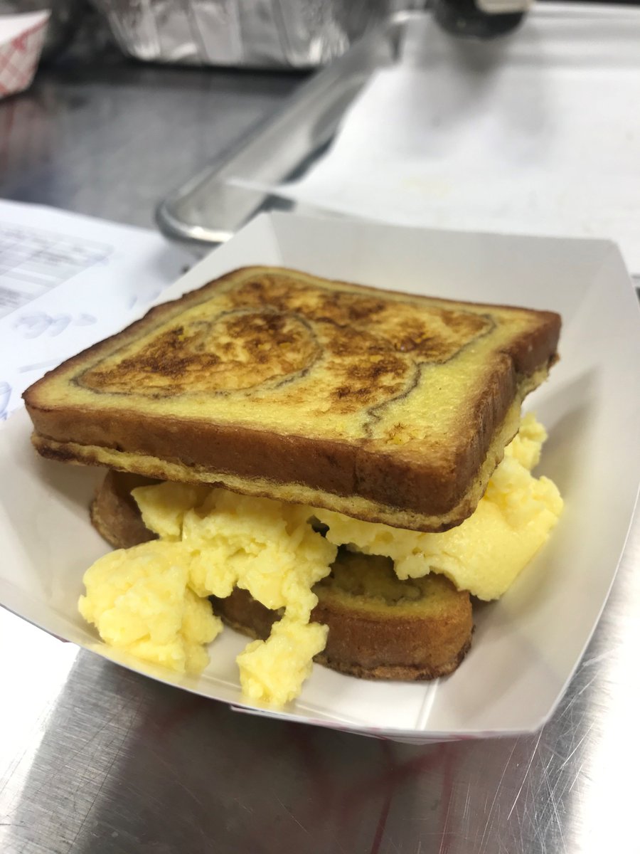 CISDNutrition's tweet photo. We had another day of food sampling & today we focused on breakfast! Here are a few of our most favorite creations: Mini French Toast Sandwiches & Waffle Flatbread Breakfast Tacos (w/ additional toppings)! #SchoolMealsThatRock #MenuTesting #RealSchoolFood #CISDOurStory https://t.co/rFO1TdKeeF