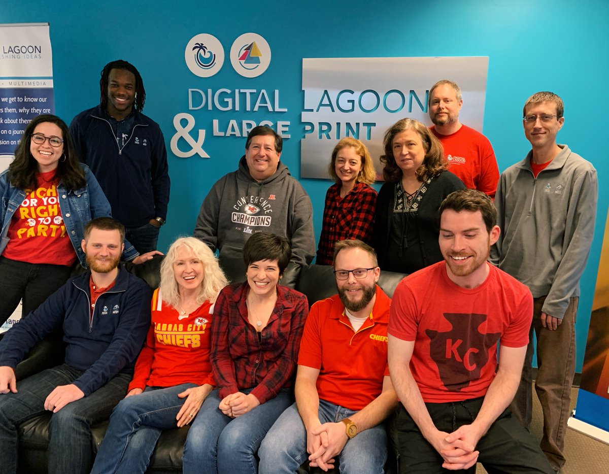 DigitalLagoon's tweet photo. Celebrating the last (and most important) #RedFriday of the season! LET'S GO CHIEFS! #ChiefsKingdom https://t.co/basCYx0xbG