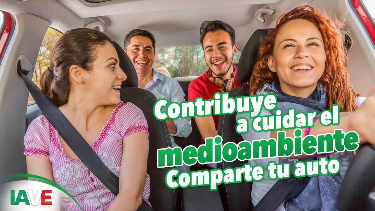 Una forma de ayudar a tu vecino, compañero de trabajo o de escuela.
Además de cuidar el ambiente puedes compartir gastos.