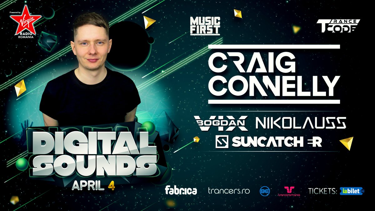 TranceRomania's tweet photo. Catch @craig_connelly in Bucharest on April 4 with our friends @BogdanVix, @nikolauss_music and @suncatchermusic ! Tickets - https://t.co/FxgGJjIAmI

#TranceFamily #RomanianTranceFamily #CraigConnelly #DigitalSounds #Romania #Bucharest #Trance #fabrica https://t.co/c3qZR0QuwW