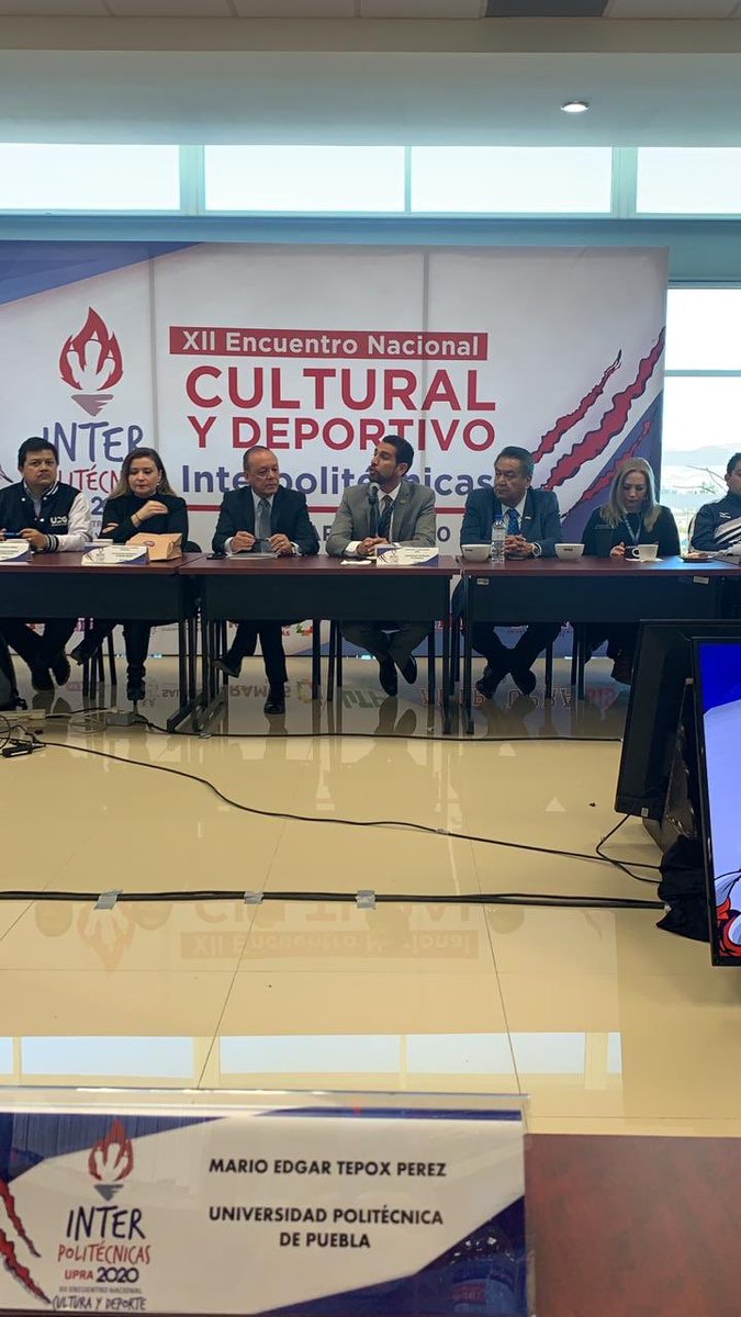 UPPueblaOficial's tweet photo. Reunión técnica rumbo al XII Encuentro Nacional Cultural y Deportivo, a efectuarse del 10-14 de marzo en la @UPRAOFICIAL, Coahuila.
La #UPPue participará en:
Atletismo 🏃🏾🏃🏾♀️
Béisbol ⚾️
Taekwondo 🥋
Jazz 💃🏾🕺🏾
Banda Rock 🎤🎸
#OrgulloUPPue
#BúhosBlancos https://t.co/3zTLfWxSaS