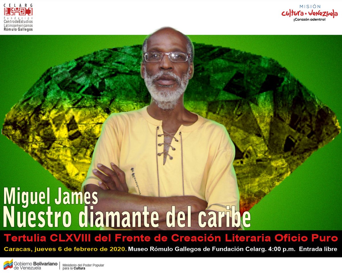 MPPC_FDVC's tweet image. 👉 Frente Literario Oficio Puro realizará homenaje al poeta Miguel James 📎 ow.ly/PXkH50yauTS