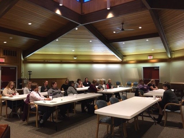 HospiceofMI's tweet photo. Cynthia Evans, RN Educator conducted a Continuing Education seminar on Pain at  @SamaritasSenior Living of Cadillac yesterday. Thanks to those who joined us from all over the #Cadillac area!

We'll be hosting CE events here every other month throughout 2020! https://t.co/J07tLWRKfs