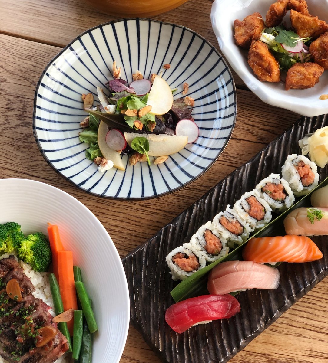 SushiRokuNB's tweet photo. Are you ready for some football? AND Sushi Roku? Postmates via the link in bio so you don’t have to miss a minute of the game! 🏈 #SushiRokuNB #SuperBowl #Postmates https://t.co/zzwMKJiHov