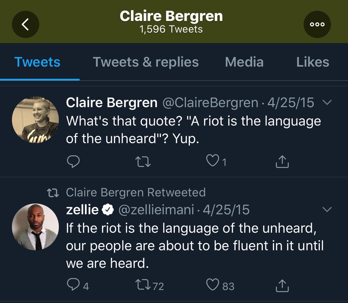 Ilhan, of course, has deleted much of her own social media, which implicated her in multiple felonies and breathtaking anti-Semitism.Yet she hired  @ClaireBergren, whose social media includes all this.Perhaps  @IlhanMN knows local media won’t bother.(3/x)