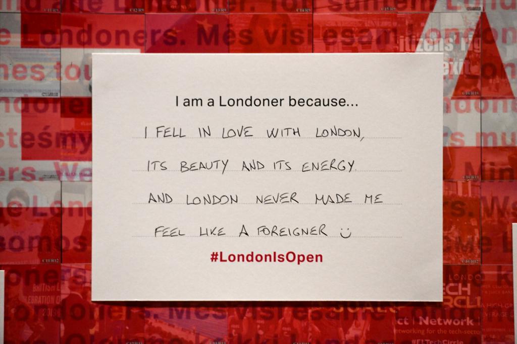 I'm a Londoner because...