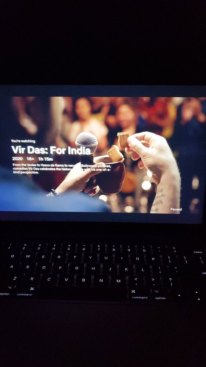 pranj999's tweet photo. @thevirdas you did great, you tried but at the end biscuit did just fall in the cup huh. For me that was the 'big laugh'🤣.
#Netflix #VirDasForIndia https://t.co/1eByXrWHyn