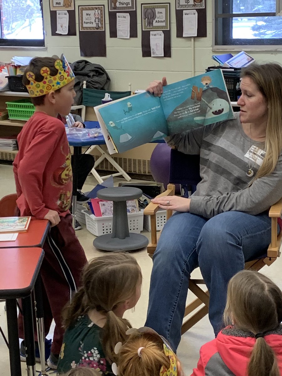 Noah’s mom was our Guest Reader today!  (Just 1 day after he became an Independent Reader!!) What a great way to celebrate!! #WeAreChardon #munson #firstgrade
