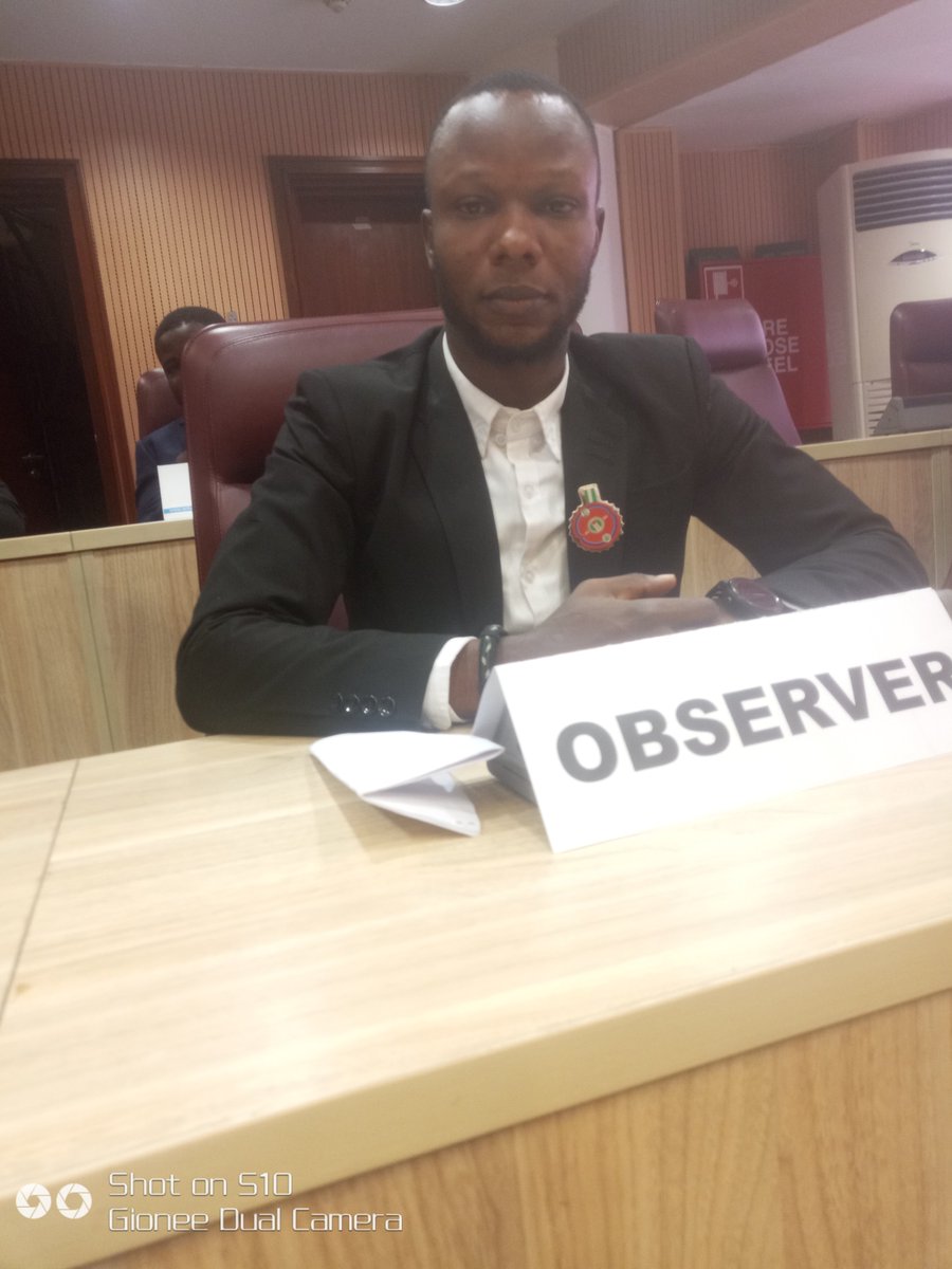 austinecespef's tweet photo. I was invited by Abuja International Model United Nations to observe the sessions during the #Aimun'20 edition had at Nigeria ministry of foreign affairs Abuja @AbiodunEssiet @AderonkeW @adesuwagreen @MrUdomEmmanuel @YIAGA @MesutOzil1088 @DSamsonItodo @DCynthiaM https://t.co/WRNGjZEavP