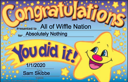 WiffleMemes's tweet photo. Congrats to all of Wiffle nation on winning a wiffy https://t.co/iyp2I09X66