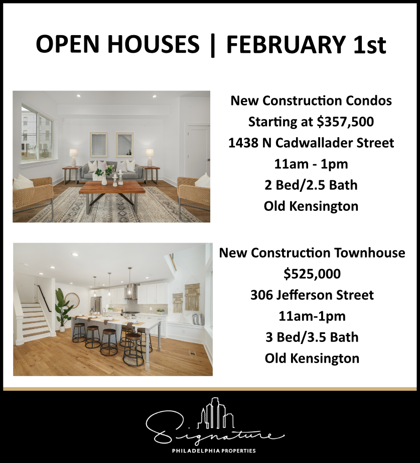 PSPRealEstate's tweet photo. Happy Friday! ✨Still searching for weekend plans? 👉Stop by our open houses this Saturday, February 1st in Old Kensington! https://t.co/DHj8R9lFTT