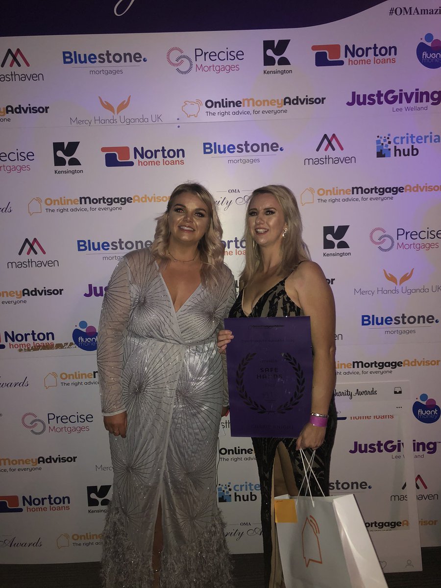 OMA_Mortgages's tweet photo. First award of the night "Safe Hands” Award goes to Carrie Knight of Finance Advice Centre, for being the best performing broker across the board. https://t.co/huWKkCKe6x