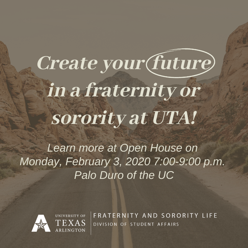 Join us this Monday for Open House! #MaverickStampede #UTAFSL <a href="/UTACPH/">UTA College Panhellenic</a> <a href="/UTAMGC/">✰ MGC at UTA ✰</a> @UTA_NPHC @UTA_IFC <a href="/utastudents/">UTA Student Affairs</a>