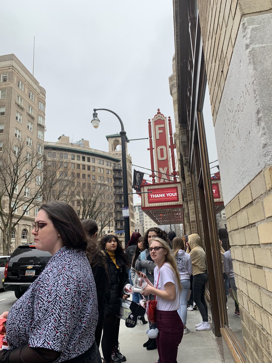 lightonyoongi's tweet photo. OKAY WE ARE IN LINE AND HAVE NO CLUE WHAT WE’RE DOING! THIS IS WHERE WE ARE! Come find us! https://t.co/pfzvRFK73g