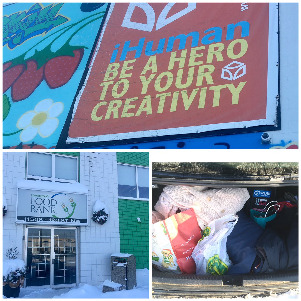 Thank you to Gardner Architecture, RE/MAX Commercial, and some private donors for working together with us to collect donations for <a href="/iHumanYouth/">iHuman Youth Society</a> and <a href="/yegfoodbank/">Edmonton's Food Bank</a> through both the holiday season and beyond!