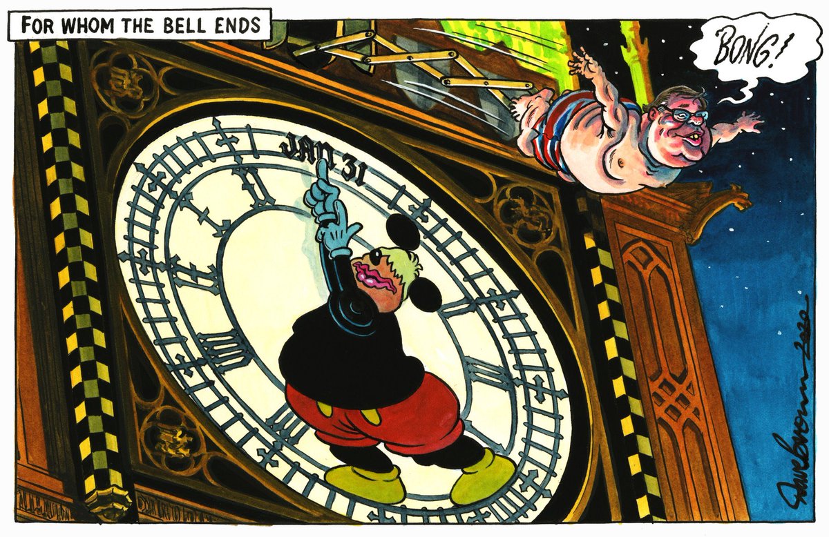 KatyRoseSmith's tweet photo. Everything has already been said on this day of all days about #BrexitDay but nothing says it better than #cartoons (images @DaveBrownToons for @Independent) #Brexit #SunnyUplands #ToryBrexit #CameronLegacy #BorisJohnson #TheresaMay #ToryBritain #Europe #EuropeanParliament #EU https://t.co/U4AGuBRxlV