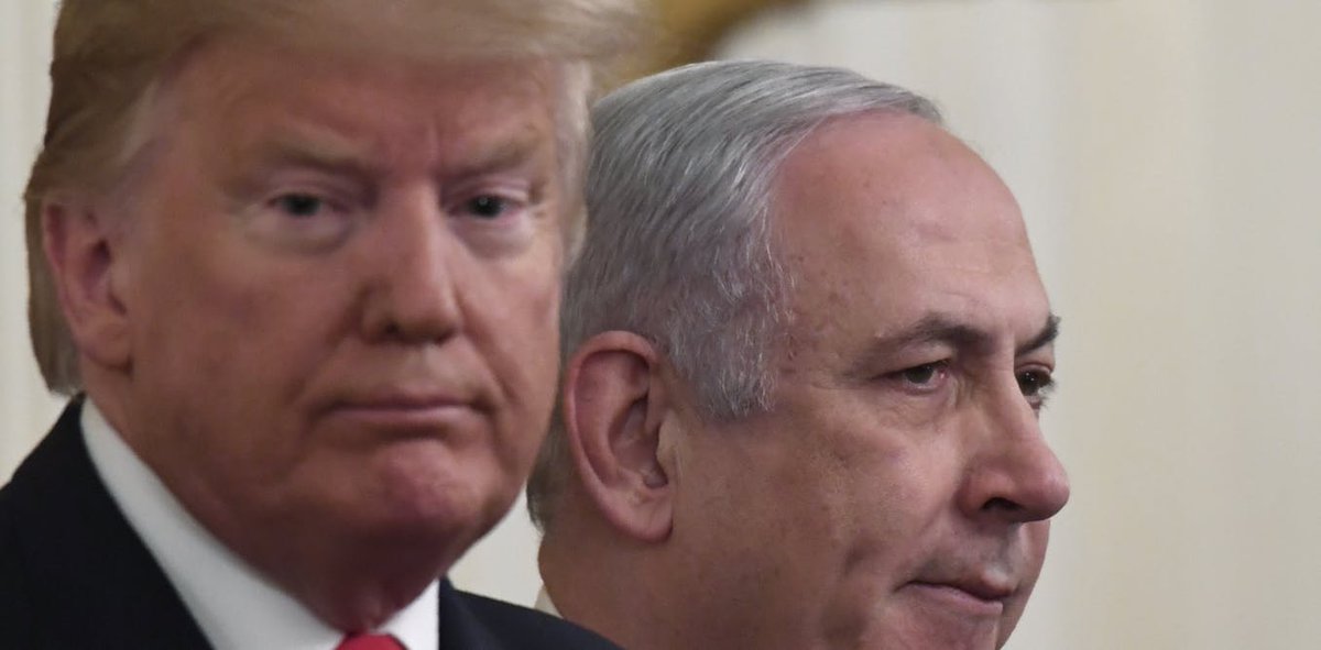 Donald Trump and Benjamin Netanyahu