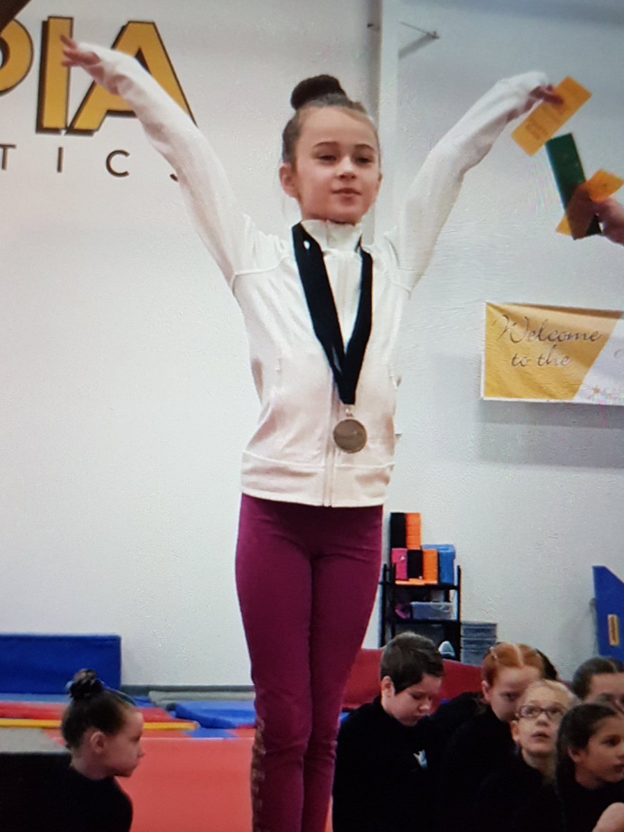 Congrats to this kiddo today at Dream Big! Chloe we are so proud of all your hard work, today and every day at the gym. 3 medals, and competition filled with friends and fun ❤🥈🥉🥉🤸‍♀️
